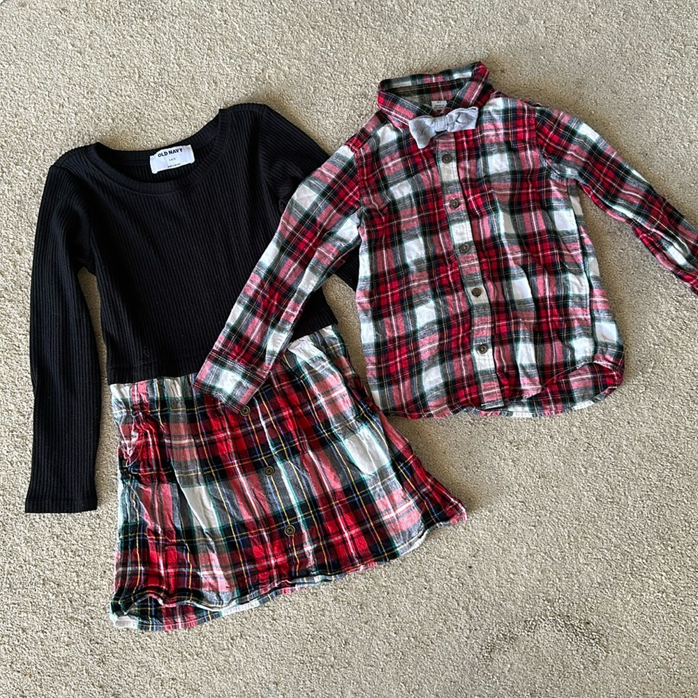 Brother sister matching outfits